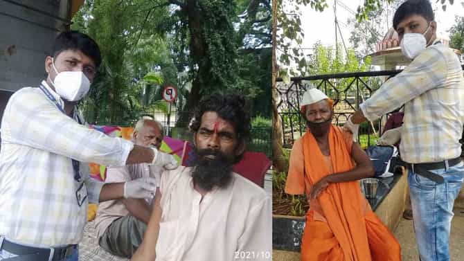 ठाण्यात आता बेघरांचे लसीकरण; समाजातील शेवटच्या व्यक्तींच्या लसीकरणासाठी ठामपा कटिबद्ध
