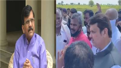 पूरग्रस्तांचे सांत्वन हा एक मुखवटा, त्यामागे दडलेले राजकारण हा चेहरा; फडणवीसांचा घाव शिवसेनेच्या वर्मी!