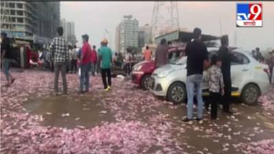 VIDEO | वसईत दोन हजाराच्या नोटांचा खच, नागरिकांची गर्दी