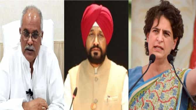 प्रियांका गांधी नजरकैदेत, काँग्रेसच्या दोन मुख्यमंत्र्यांना UP मध्ये पाऊल ठेवण्यास बंदी, योगी सरकारचं चाललंय काय?
