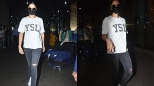 Tiger 3 | ‘तेनु काला चष्मा जचाताए...’, इंटरनॅशनल शूटिंग संपवून भारतात परतलेल्या कतरिना कैफचा स्वॅग लूक!