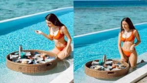 AlayaF | पूजा बेदीच्या लेकीचा हॉट अवतार, अलाया एफचा बिकिनीतील बोल्ड अंदाज