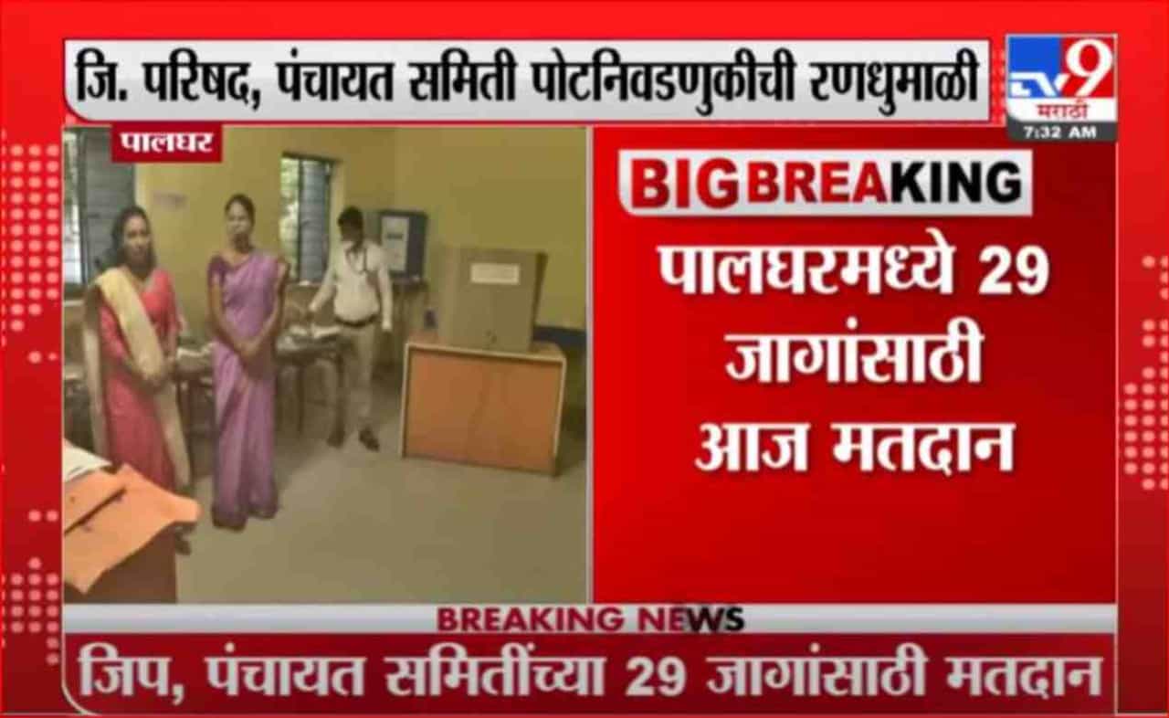 Palghar ZP Election | पालघरमध्ये 29 जागांसाठी मतदान, 138 उमेदवार रिंगणात