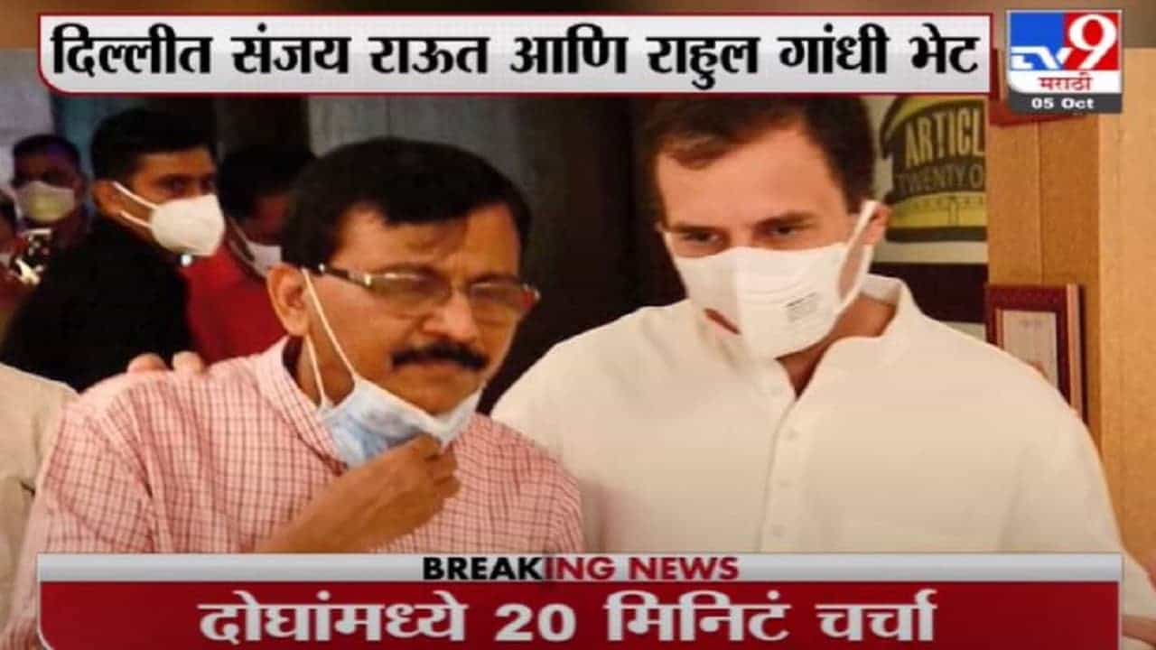 Sanjay Raut | दिल्लीत संजय राऊत-राहुल गांधींमध्ये चर्चा, देशात लोकशाही राहिली नाही : संजय राऊत