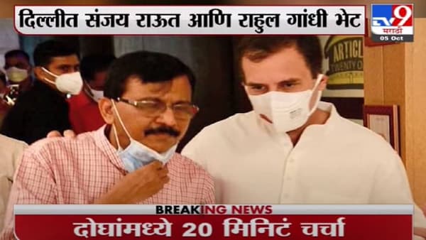 Sanjay Raut | दिल्लीत संजय राऊत-राहुल गांधींमध्ये चर्चा, देशात लोकशाही राहिली नाही : संजय राऊत