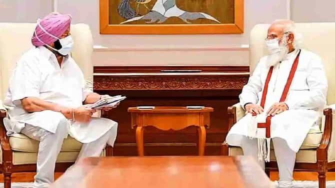 कॅप्टन अमरिंदर सिंह पुन्हा दिल्लीवारी करणार, पंतप्रधान मोदींच्या भेटीची शक्यता, वाचा कुठल्या मुद्द्यांवर चर्चेची होणार?