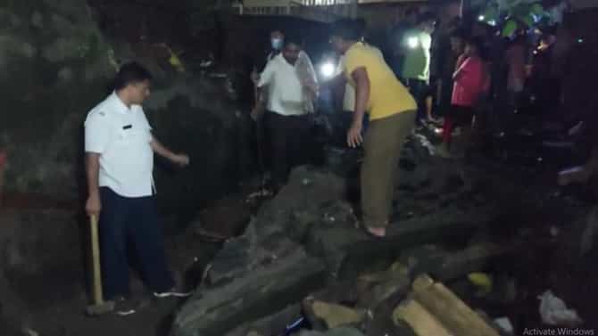 पावसाचा हाहा:कार, अंबरनाथमध्ये उद्यानाची भिंत कोसळल्याने मोठी दुर्घटना, दोघांचा मृत्यू