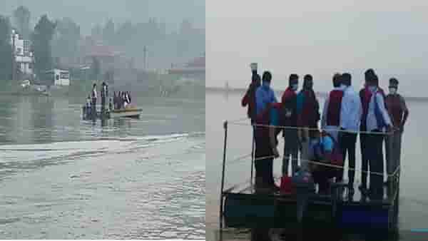 VIDEO | तराफ्याचे इंजिन बंद, भल्या पहाटे अजित पवार धरणाच्या मधोमध अडकले