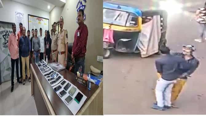VIDEO : रिक्षा चालकाच्या वेशात लुटीचा धंदा, सीसीटीव्हीच्या सहाय्याने चोरटा जेरबंद, 31 महागडे मोबाईल हस्तगत
