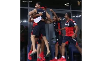 DC vs RCB : चुरशीच्या सामन्यात अखेरच्या चेंडूवर भरतचा षटकार, विराटच्या ड्रेसिंग रुममध्ये उड्या, पाहा VIDEO