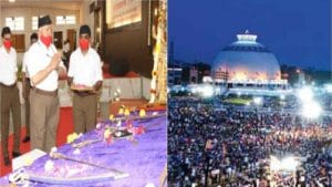 नागपुरात दीक्षाभूमीवर होणारे सर्व कार्यक्रम रद्द, संघाचे शस्त्रपूजनही मर्यादित लोकांमध्ये, कोरोना साथीच्या पार्श्वभूमीवर निर्णय