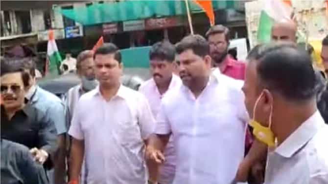 दुकाने बंद करण्यासाठी सेना आमदार वैभव नाईकांचा व्यापारी दुकानदारांवर दबाव, Video व्हायरल