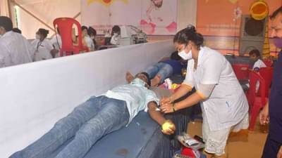 ठाणे-पालघरमध्ये 4 दिवसांत सव्वा सात हजार बाटल्या रक्तसंकलन; अभिनेते शरद पोंक्षेंकडूनही शुभेच्छा