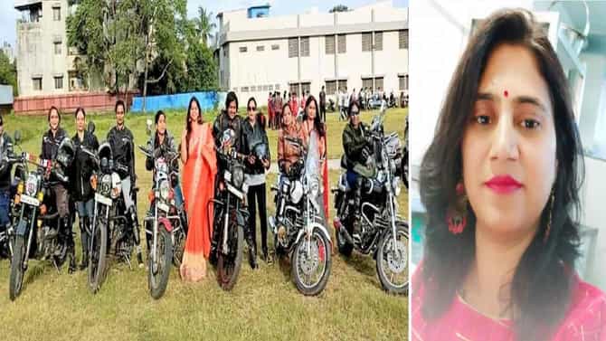 साडेतीन शक्तीपीठांच्या दर्शनाला निघालेल्या साताऱ्याच्या महिला बाईक रायडरला अपघात, टँकर डोक्यावरुन गेल्याने मृत्यू