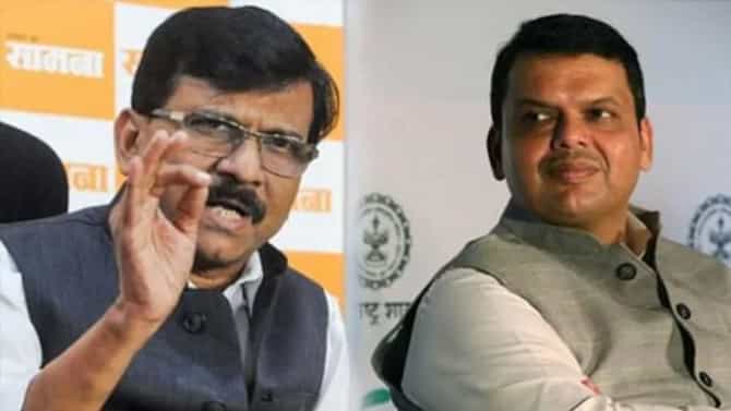 खंडणीखोरांसाठी विरोधी पक्षनेत्यांची वकिली, फडणवीसांसारख्या सुसंस्कृत नेत्याचं अधःपतन बघवत नाही: संजय राऊत