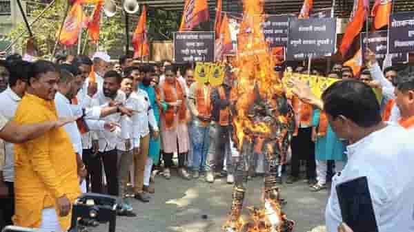 मनसेचा काळा दसरा ; शेतकऱ्यांच्या हक्कासाठी आंदोलन