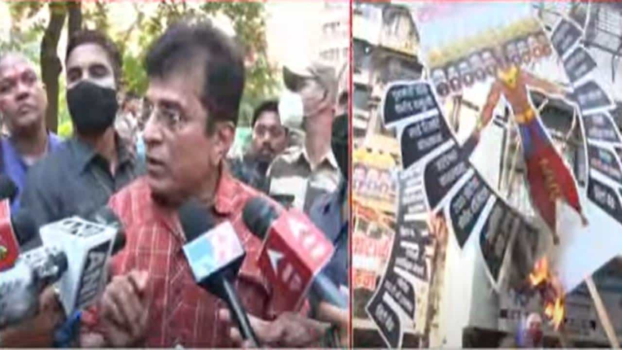 31 डिसेंबरपर्यंत ठाकरे सरकार आणि 40 चोरांचे घोटाळे बाहेर आले असतील, भ्रष्टाचाराच्या रावणाचं दहन करत किरीट सोमय्यांचे गंभीर आरोप