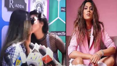 Video | निया शर्माने चक्क कॅमेरासमोर अभिनेत्रीला केलं कीस, सोशल मीडियावर तुफान व्हायरल होतोय व्हिडीओ!