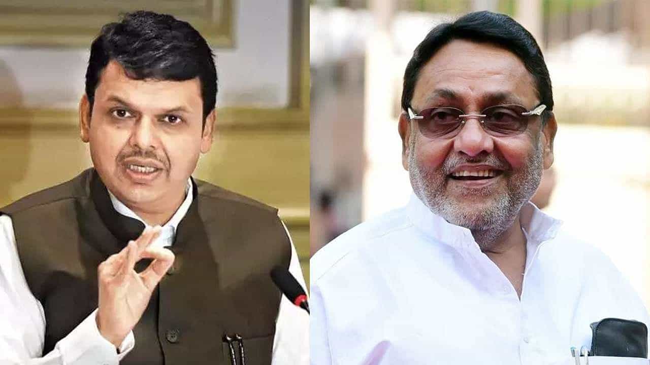 अर्धेच काय संपूर्ण मंत्रिमंडळ तुरुंगात टाका, आम्ही घाबरत नाही, मलिकांचं फडणवीसांना आव्हान