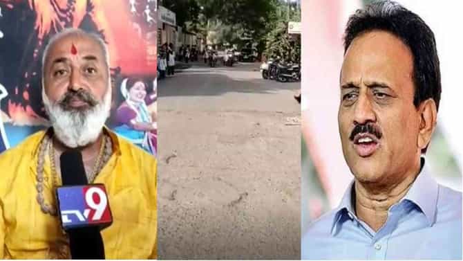 सिंगापूरचं स्वप्न दाखवत धुळ्याला खड्डापूर केलं, गिरीश महाजनांवर शिवसेनेची घणाघाती टीका