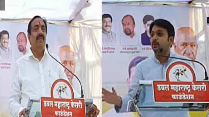 विश्वजित कदमांना करेक्ट कार्यक्रमची आठवण, तर मी छोटा माणूस म्हणत जयंत पाटलांची टोलेबाजी, दोन्ही नेत्यांच्या भाषणाची चर्चा