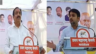 विश्वजित कदमांना करेक्ट कार्यक्रमची आठवण, तर मी छोटा माणूस म्हणत जयंत पाटलांची टोलेबाजी, दोन्ही नेत्यांच्या भाषणाची चर्चा