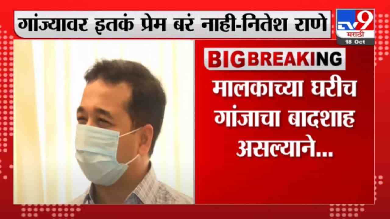 Nitesh Rane | गांज्यावर इतकं प्रेम बरं नाही, सामनावरून नितेश राणेंची संजय राऊतांवर टीका