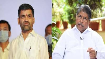 चंद्रकांतदादांकडून शरद पवारांचा एकेरी उल्लेख, निलेश लंके भडकले, म्हणाले, सत्तेचा माज आलाय काय?