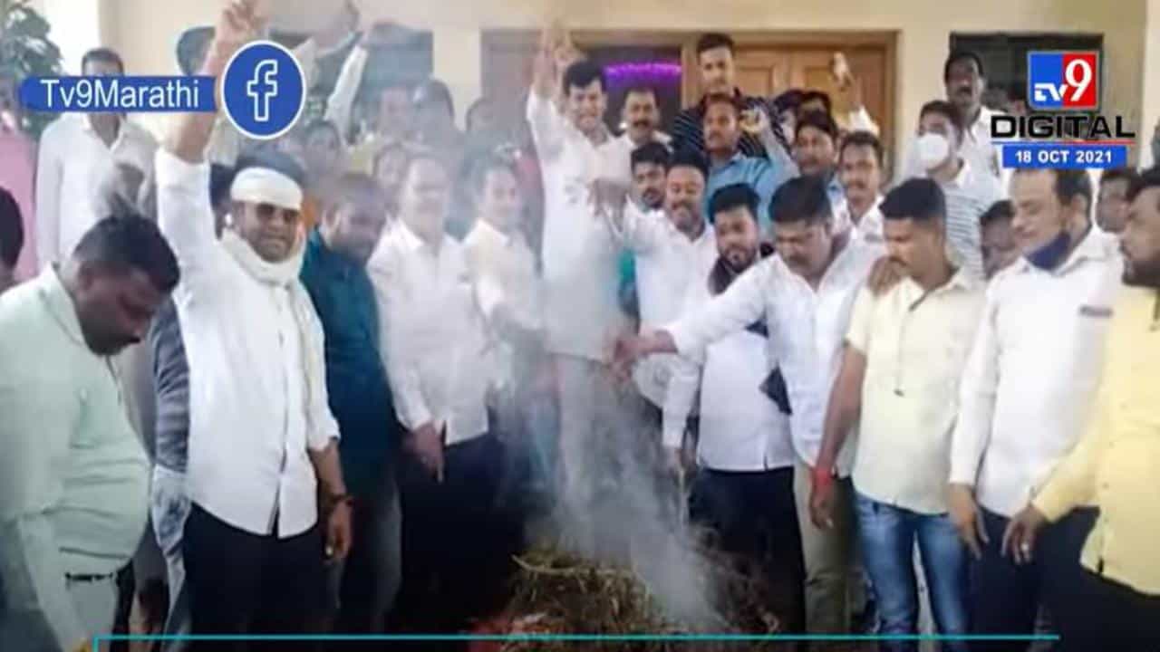 Amravati | जिल्हा नियोजन समितीच्या बैठकीपूर्वी रवी राणांचा शेतकऱ्यांच्या मदतीसाठी राडा