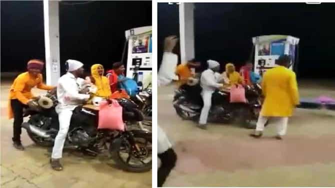 पेट्रोलवाल्या दादा तुम्ही पेट्रोल मला द्या ना.. कर्मचारी पेट्रोल देत नसल्याने कलाकारांनी भरवली मैफल, व्हिडिओ व्हायरल