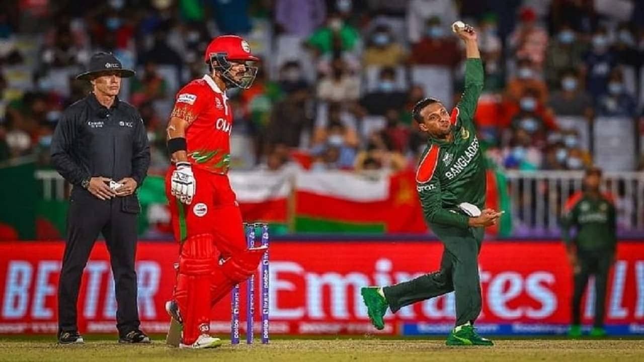 T20 World Cup मधील बांग्लादेशचं आव्हान कायम, ओमानवर 26 धावांनी विजय