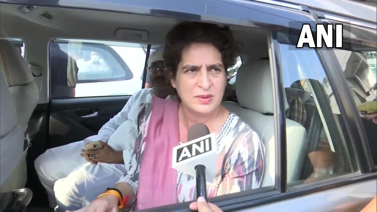 Priyanka Gandhi : प्रियंका गांधी उत्तर प्रदेश पोलिसांच्या ताब्यात, राजकारण तापायला सुरुवात