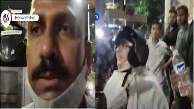 VIDEO | पाणी पिण्यासाठी थांबलेल्या महिलेच्या दुचाकीवर कारवाई, पुणे ट्रॅफिक पोलिसांचा अजब कारभार