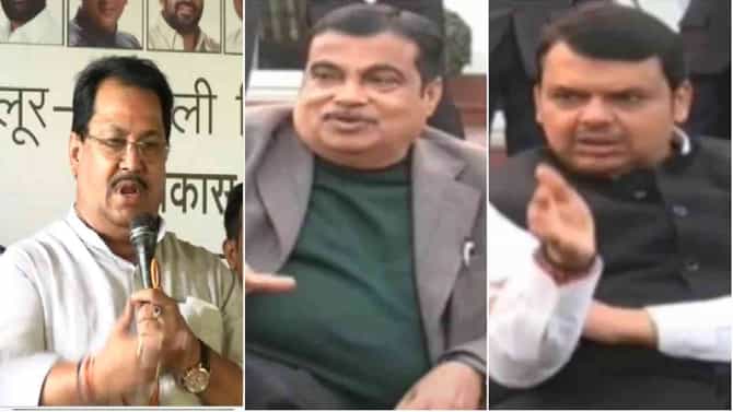 गडकरी-फडणवीसांचा 36 चा आकडा, वडेट्टीवारांचा दावा, गडकरी म्हणतात, देवेंद्र भावासारखे...