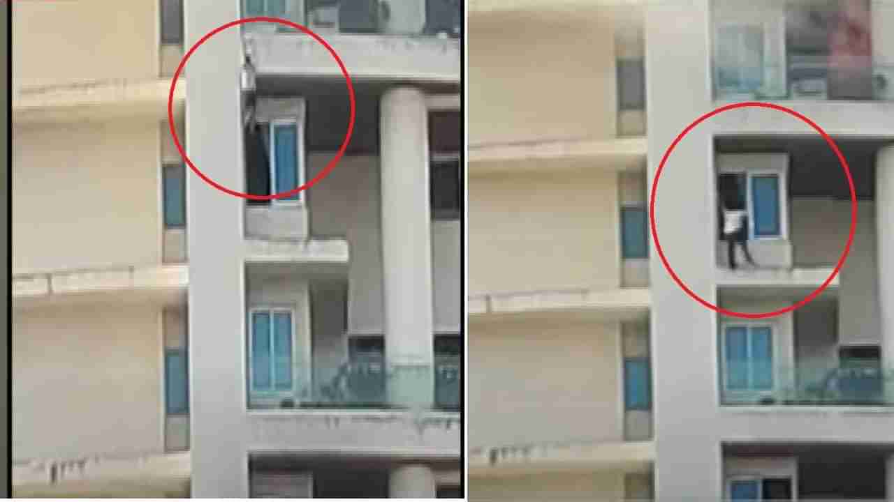 EXCLUSIVE VIDEO | मुंबईत अविघ्न टॉवरमध्ये आग, जीव वाचवताना हात सुटला, खाली पडून रहिवाशाचा मृत्यू