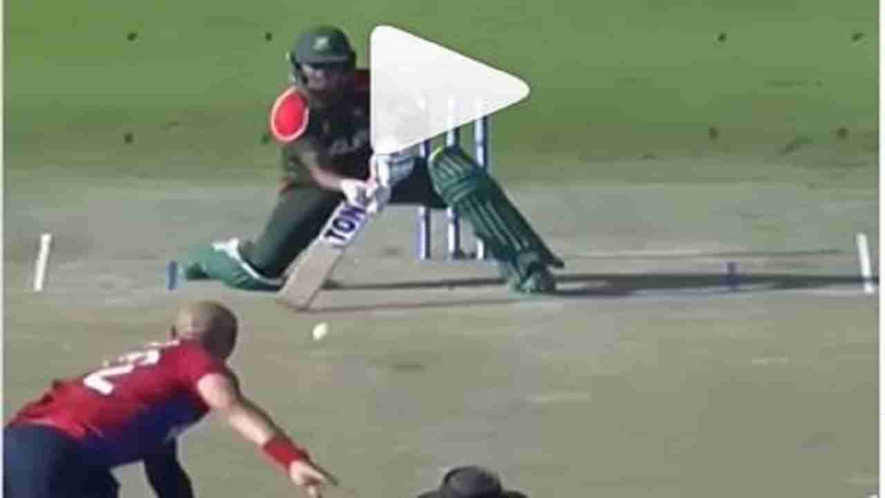 VIDEO: एबी डिव्हिलियर्सप्रमाणे शॉट खेळायला गेला आणि बाद झाला, बांग्लादेशच्या खेळाडूची ही विकेट पाहाच!