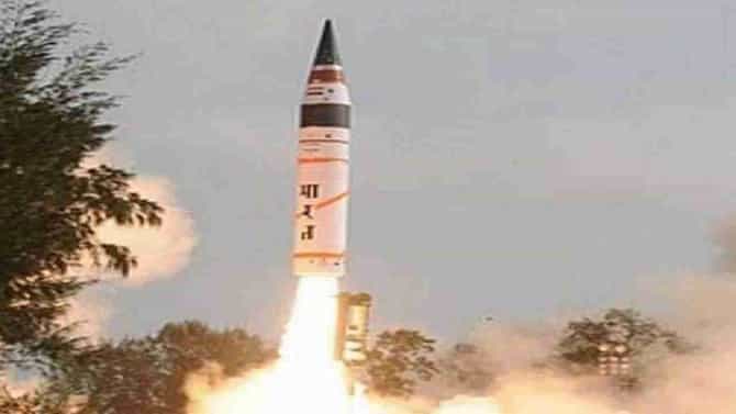 भारताचे मोठे यश; 5000 किमीचा पल्ला असलेल्या अग्नि-5 क्षेपणास्त्राची यशस्वी चाचणी