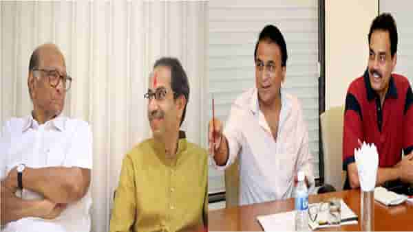राजकारणातल्या 2 मॅचफिनीशरकडून क्रिकेटमधल्या दिग्गजांचा सन्मान, पवार ठाकरेंसोबत गावस्कर वेंगसरकरांची आठवणींची पार्टनरशीप!