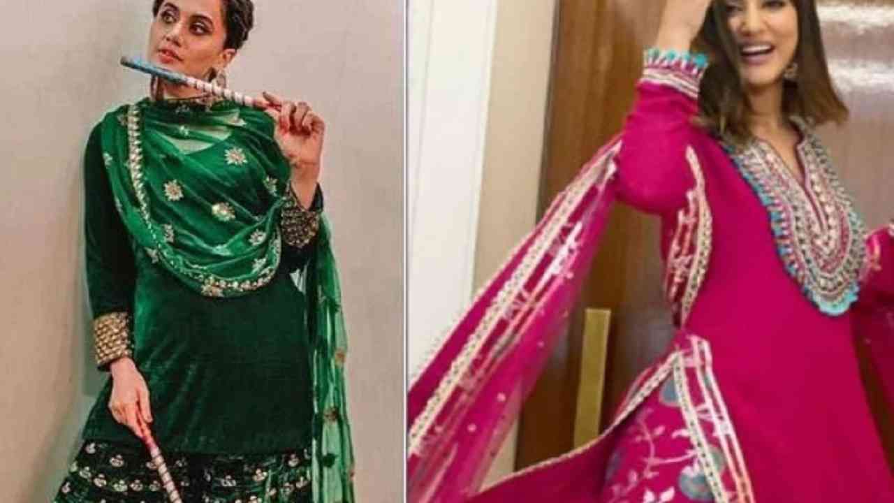 शरारा सूट, पलाझो सूट किंवा अनारकली सूट देखील दिवाळीच्या निमित्ताने खूप सुंदर दिसेल. यासोबत तुम्ही झुमकी किंवा मॅचिंग लांब कानातले ट्राय करू शकता.