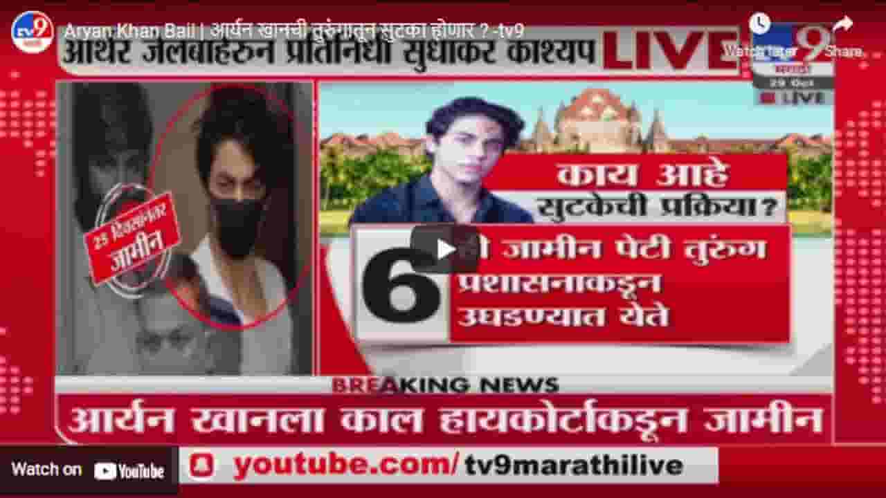 Aryan Khan Bail | आर्यन खानची तुरुंगातून सुटका होणार ? Aryan Khan Bail | आर्यन खानची तुरुंगातून सुटका होणार ?