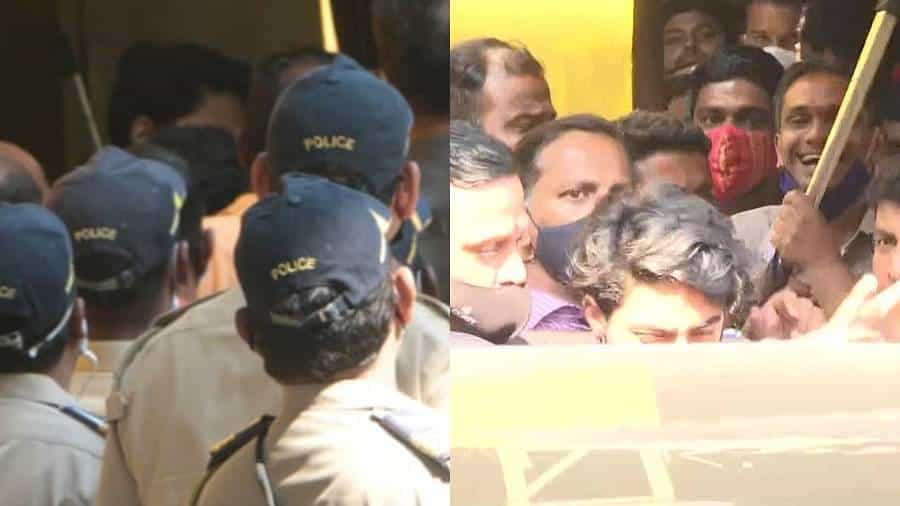 बॉलिवूड अभिनेता शाहरुख खानचा मुलगा आर्यन खान आज तुरुंगातून बाहेर आला आहे. ड्रग्ज प्रकरणात अटक करण्यात आलेल्या आर्यनची तब्बल तीन आठवड्यांनंतर तुरुंगातून सुटका झाली आहे.