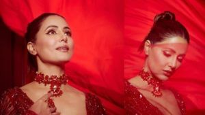 Hina Khan : लाल रंगाच्या ड्रेसमध्ये दिसला हीना खानचा क्लासी अंदाज, पाहा हटके फोटो