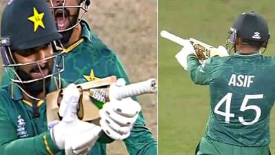 आसीफ अलीच्या गनशॉट अ‍ॅक्शनवर भडकलेल्या राजदूतांना पाकिस्तानातून उत्तर, थेट एमएस धोनीशी तुलना