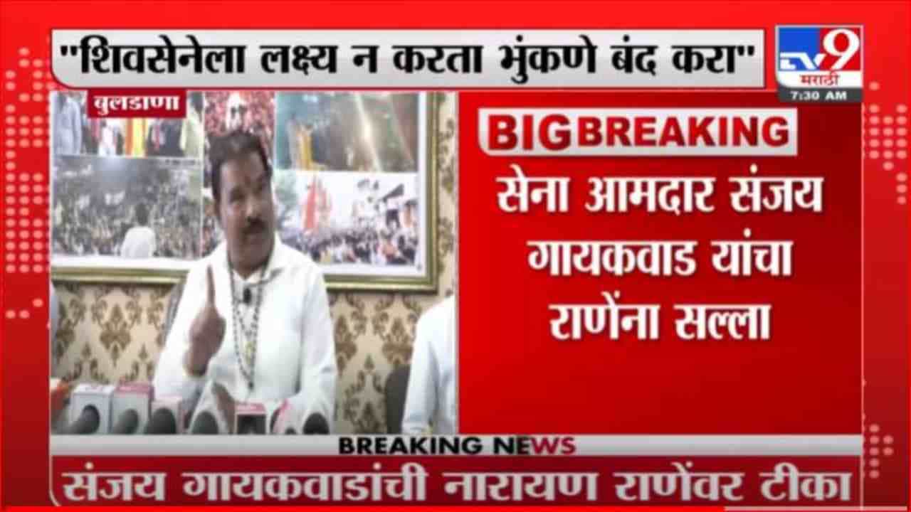 त्यांना शिवसेनेवर भुंकण्यासाठी ठेवलंय, राणेंवर टीका करताना सेना आमदाराची जीभ घसरली