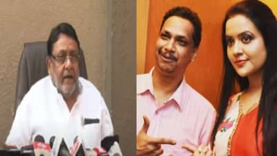 या ड्रग्ज पेडलरचं भाजपसोबत कनेक्शन काय? अमृता फडणवीसांचा फोटो, नवाब मलिकांचा सवाल