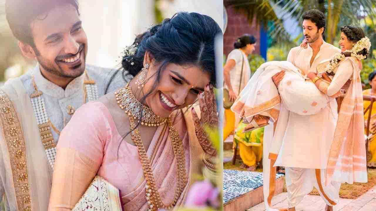 'माझ्या नवऱ्याची बायको' या मालिकेत शनायाची भूमिका साकारून घराघरात पोहोचलेली अभिनेत्री रसिका सुनीलने प्रियकर आदित्य बिलागीशी लग्न केलं आहे.