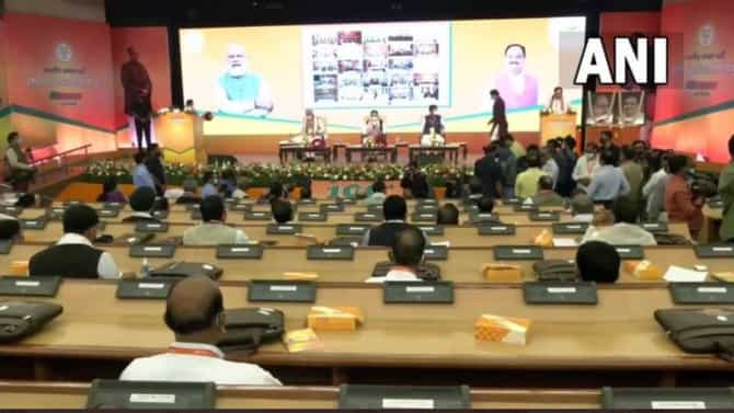 BJP: भाजपच्या राष्ट्रीय कार्यकारिणीच्या बैठकीत निवडणुका, आर्टिकल 370 सह या मुद्द्यांवर चर्चा
