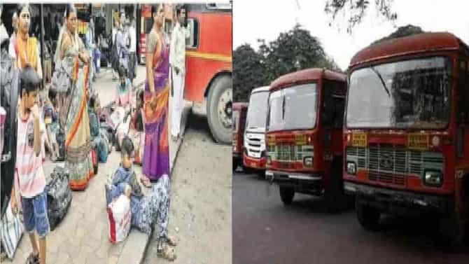 ST Bus Strike In Maharashra Live : मुंबई येथील मोर्चात सहभागी होण्यासाठी जाणाऱ्या संपकरी एसटी कर्मचाऱ्यांना नशिराबाद टोल नाक्यावर अडवले