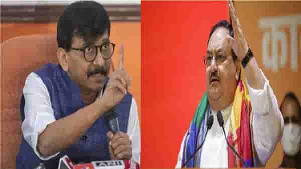 भाजपचे राष्ट्रीय अध्यक्ष म्हणाले, ठाकरेंचं सरकार उखडून फेका, राऊत म्हणतात, दुसऱ्यांना उखडता-उखडता...