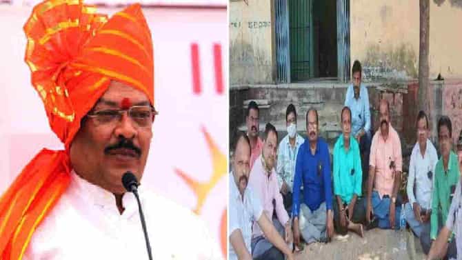 ग्रामसेवकांबद्दलचे वक्तव्य भोवले, राज्यभरात ग्रामसेवकांचे काम बंद आंदोलन, आ. शिरसाट यांनी विनाशर्त माफी मागण्याची अट